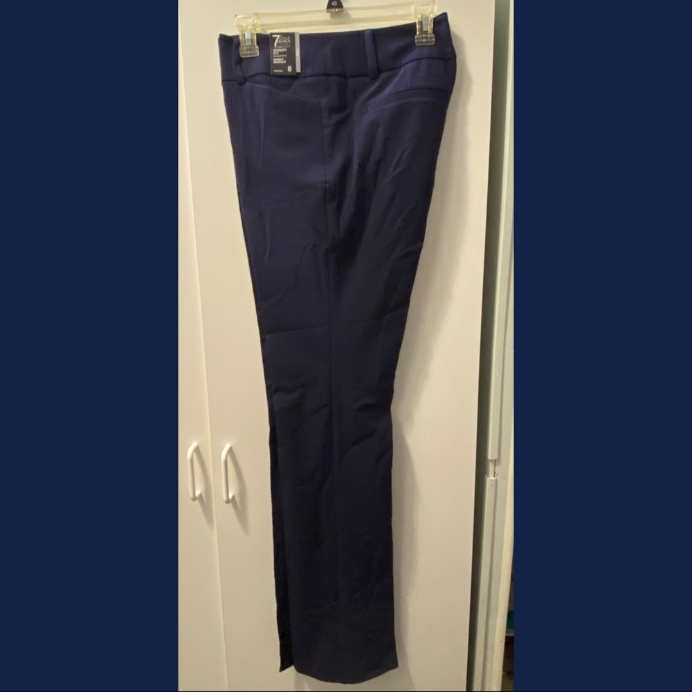 7th Ave NY&CO bootcut stretch trousers